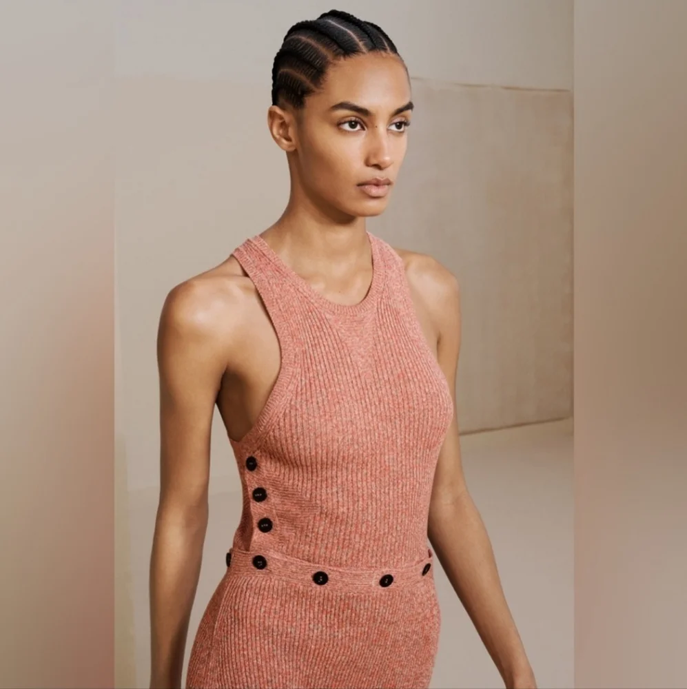 Zara Srpls Trzl Knitted Dress Size S - Picture 3 of 9